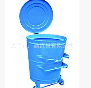供应GJ13-3905垃圾箱 钢板移动垃圾箱 垃圾桶批发 新北京垃圾桶