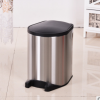 高档会议室家居垃圾桶 不锈钢电感应卫生清洁果皮纸屑垃圾桶批发