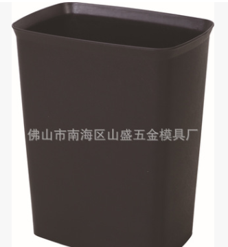 厂家直销方锥形客房垃圾桶 室内家用方锥塑料阻燃垃圾桶卫生间桶