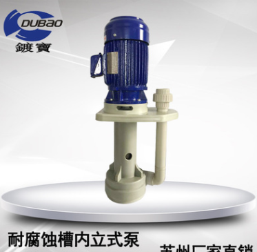 耐酸碱立式泵 可空转耐腐蚀立式泵3.7kw PP长轴液下泵 立式化工泵