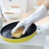 家用洗碗擦地打扫卫生手套 日式植绒保暖清洁不伤手手套