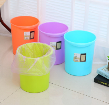创意客厅厨房垃圾桶 家用A300办公垃圾篓圆形厕所塑料垃圾桶批发
