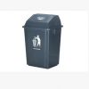 低价批发100升推盖塑料桶 果皮箱 塑料垃圾桶