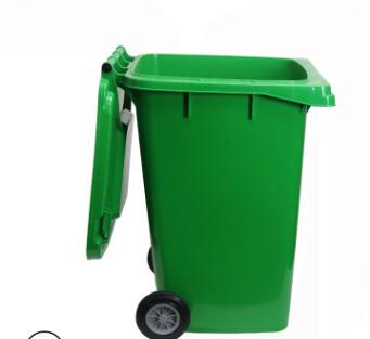 240l标准型全新料户外垃圾桶大号带盖环卫垃圾桶带轮子物业小区垃