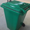 240l垃圾桶 铁质铁制镀锌板垃圾桶 挂车桶 户外垃圾桶