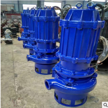 搅拌型污水杂质泵 潜水吸沙泵NSQ125-150-18型自带切割装置