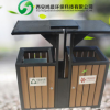 西安鸿晨环保塑木厂家 供应陕西地区 塑木垃圾桶 户外垃圾桶条