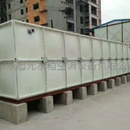 质量保证玻璃钢水箱 二次供水设备 玻璃钢组装式大型水箱价格实惠