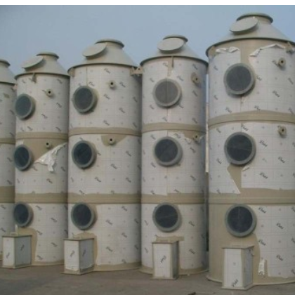 废气吸附装置喷淋塔pp空气净化洗涤塔工业有机废气处理成套设备