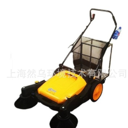 琦高步行手推式扫地机QG920 不用电 不用油无动力双侧刷型扫地机
