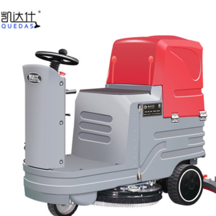小型驾驶式洗地机电瓶式 工厂物业保洁座驾洗地车电动拖地机
