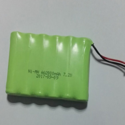 安防系统充电电池组2AH电池防盗系统电池考勤机电池组7.2V电池组