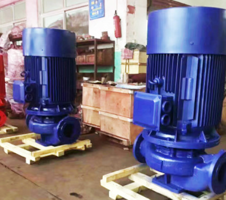 IRG管道泵380V立式高扬程大流量冷热水循环泵工业管道增压泵家用