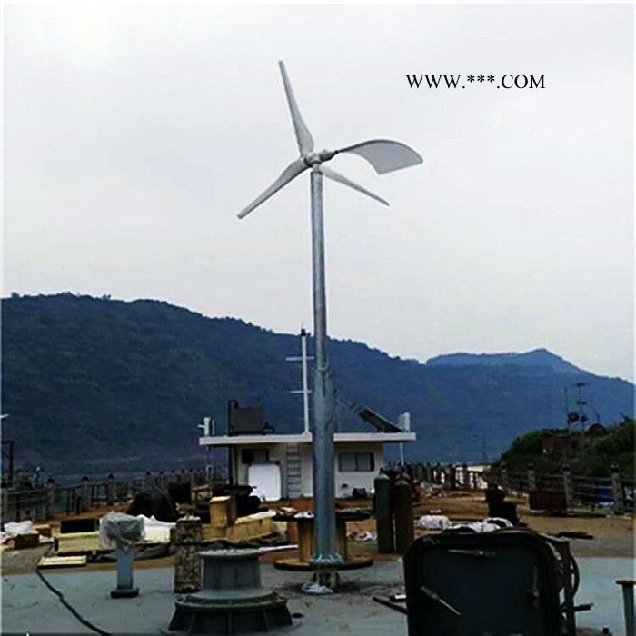 蓝润LR-2KW 家用风力发电机 小型风力发电机厂家 风能发电机组 发电量 高安装简单