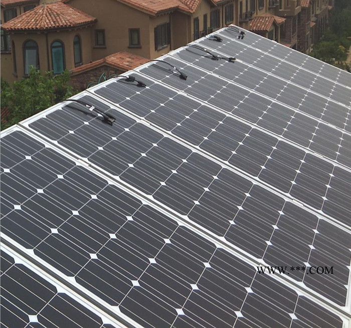 厂价销售 200W单晶硅太阳能太阳能电池板，光伏板  分布式光伏发电系统