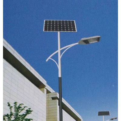 太阳能路灯杆全套太阳能光伏发电路灯照明户外路灯量化照明庭院灯路灯杆路灯头 50瓦4米