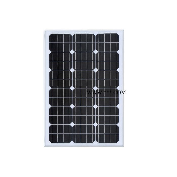 徐州众厵30瓦50瓦80瓦  多晶太阳能板生产厂家 多晶太阳能发电机