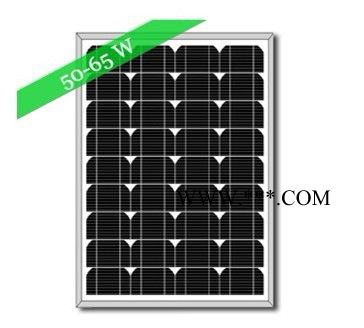 50W单晶硅太阳能电池板：全新足功率A级单晶50W太阳能电池板50瓦光伏发电板 12V蓄电池直充