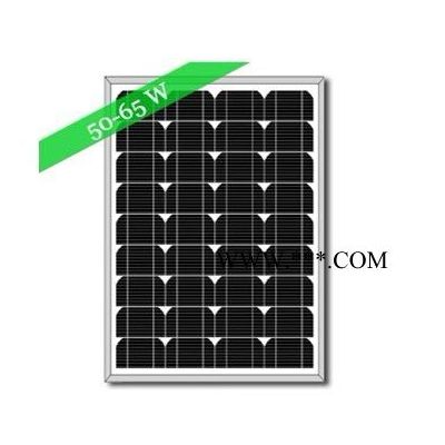 50W单晶硅太阳能电池板：全新足功率A级单晶50W太阳能电池板50瓦光伏发电板 12V蓄电池直充