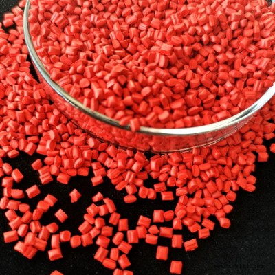 红色母粒  PE垃圾袋用红色母粒 色母粒生产厂家