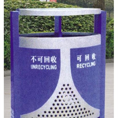 利康lk-009型号户外铁板喷塑垃圾桶果皮箱 分类垃圾箱 环卫垃圾桶