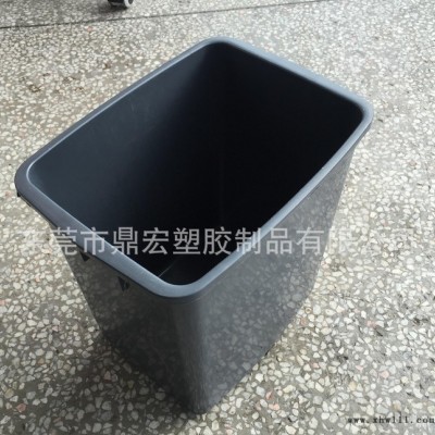 深圳石岩灰色塑料垃圾桶 PP新料纸屑桶 18升室内垃圾箱环保