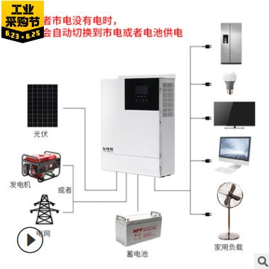 热销大功率太阳能光伏发电系统300W家用太阳能发电机太阳能发电机