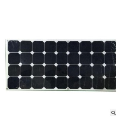 工厂直销 120w半柔性sunpower太阳能板 可弯曲太阳能板