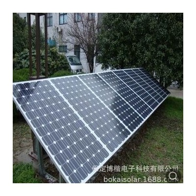 200W单晶太阳能电池板 家用发电板 18V光伏板太阳能发电系统