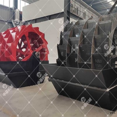 螺旋式轮式洗砂机-效率高-成本低-中基机械专业生产