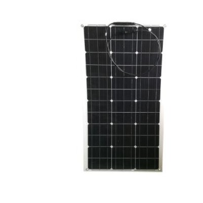 厂家批发75W太阳能柔性电池板 房车汽车游艇单晶柔性太阳能电池板