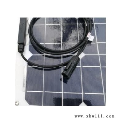 东莞厂家生产35W柔性太阳能电池板 单晶半柔性房车用太阳能电池板